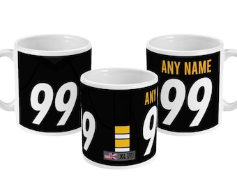Pittsburgh Steelers 2022 Theme Personalised Jersey 11oz Mug