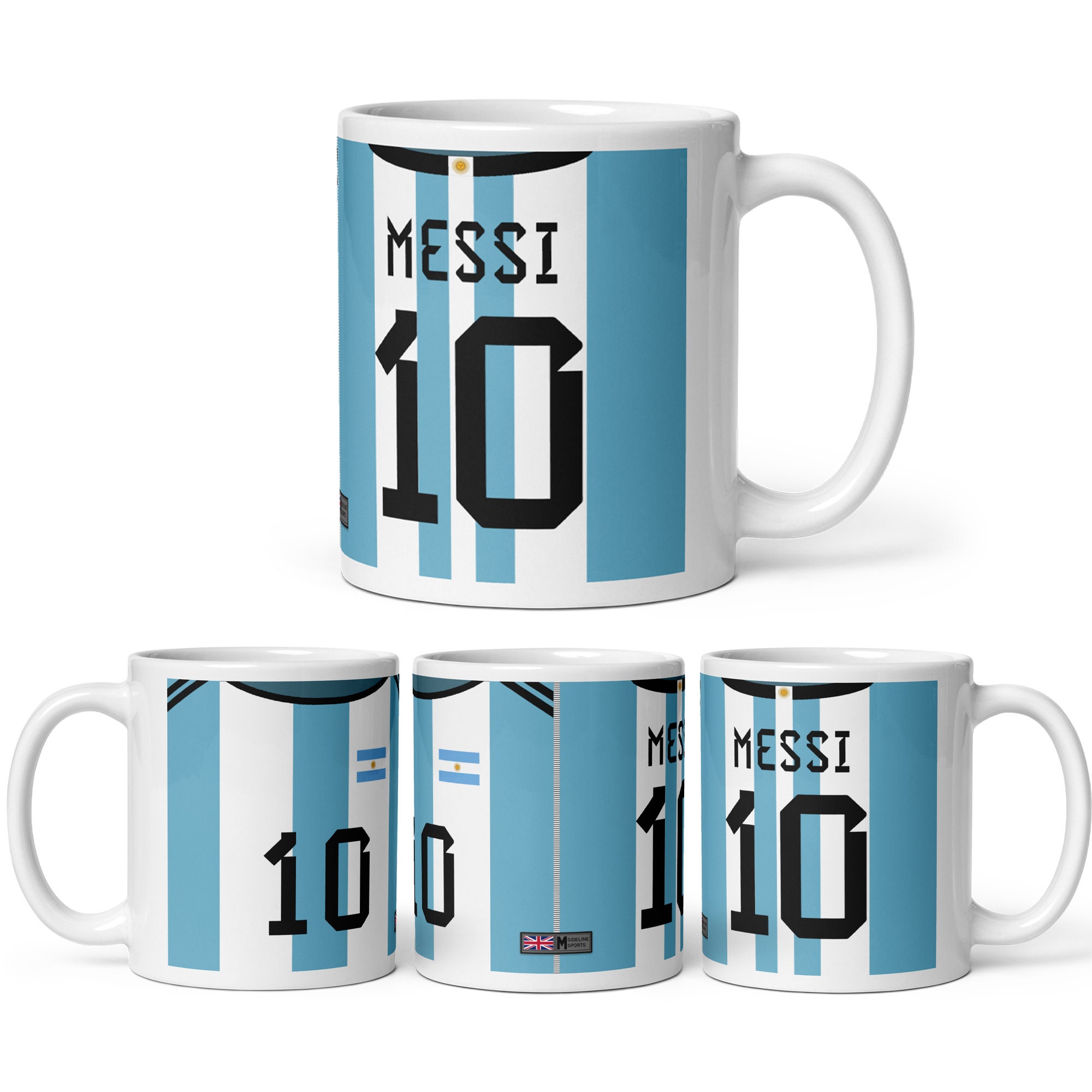 Icons Lionel Messi 2023 World Cup Style Argentina Theme Personalised