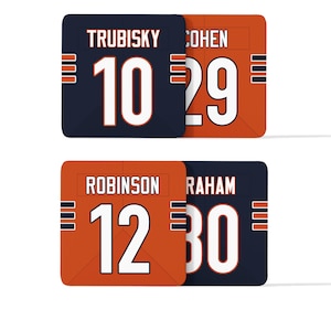 Chicago Bears Custom Jersey - Drinks Coaster Bundle Set of 4