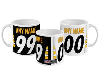 Pittsburgh Steelers 2021 Theme Link Up Home Road Jersey 11oz Mug