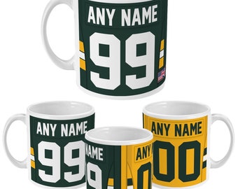 Green Bay Packers 2022 Theme Link Up Home Alternate Jersey 11oz Mug