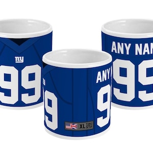 New York Giants 2021 Theme Personalised Jersey 11oz Mug