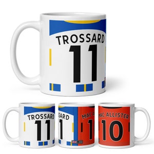 Brighton 22/23 Theme Personalised E P L Football Shirt 11oz Mug Gift