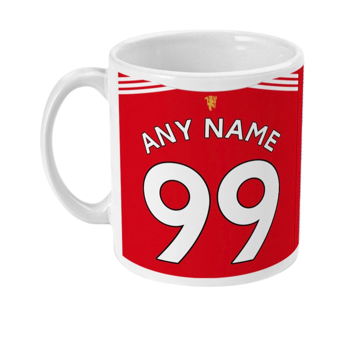 Manchester United 2021/22 Theme Personalised Football Shirt Home / Away