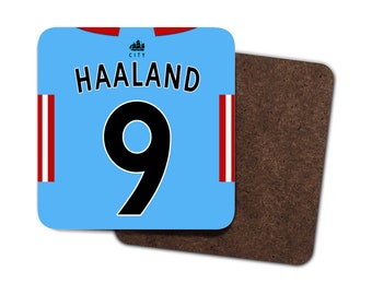 Football Custom Shirt Coasters - Drinks Coaster Bundle Ensemble de 1,2 ou 4