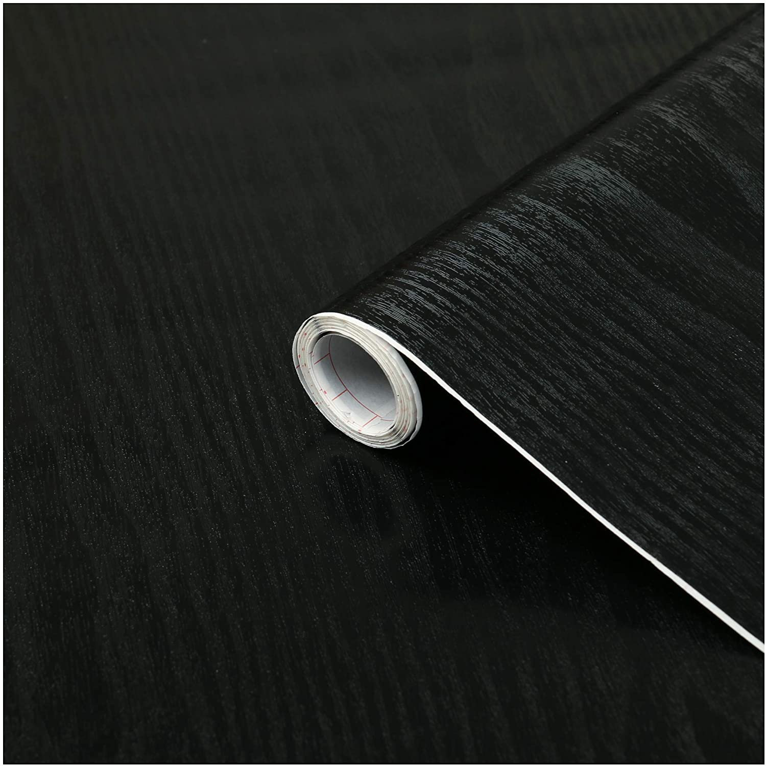 Film Adhésif Décoratif D-C-Fix Bois Foncé - Blacwood Vinyle Autocollant 45cmx2M