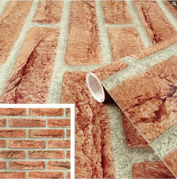 Film Adhésif Décoratif D-C-Fix Motif Briques - Vinyle Autocollant 45cmx2M