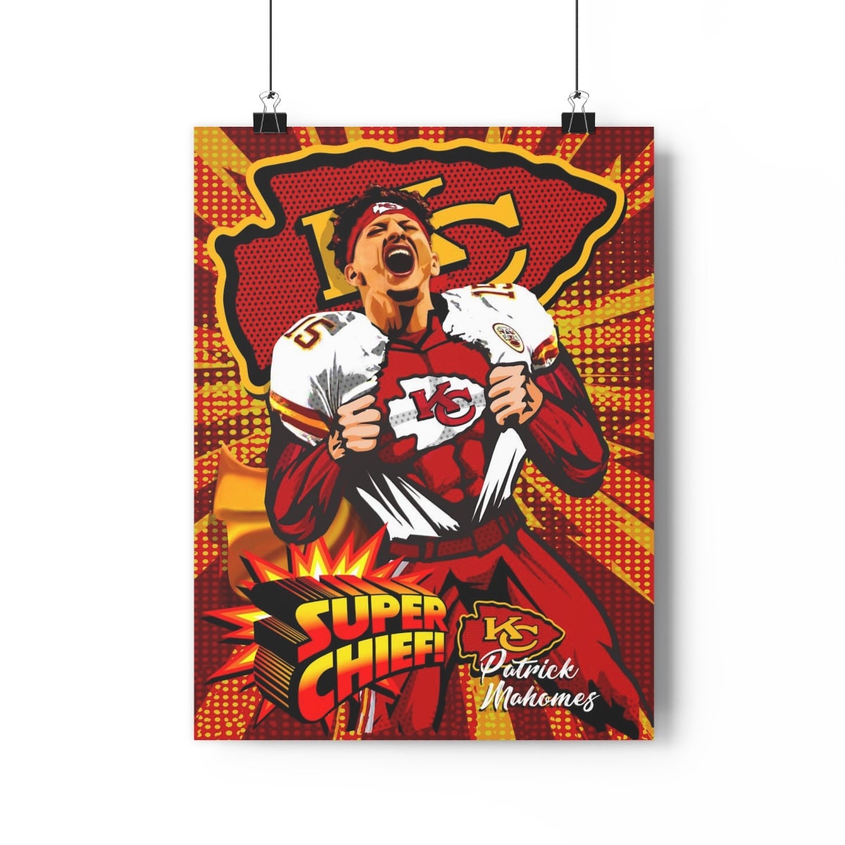 Discover Super Chief - Patrick Mahomes Poster