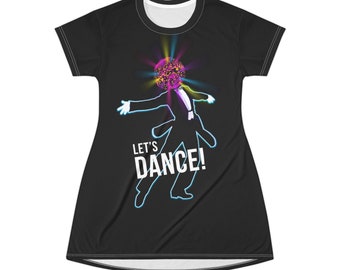 Let's Dance - Robe t-shirt imprimée