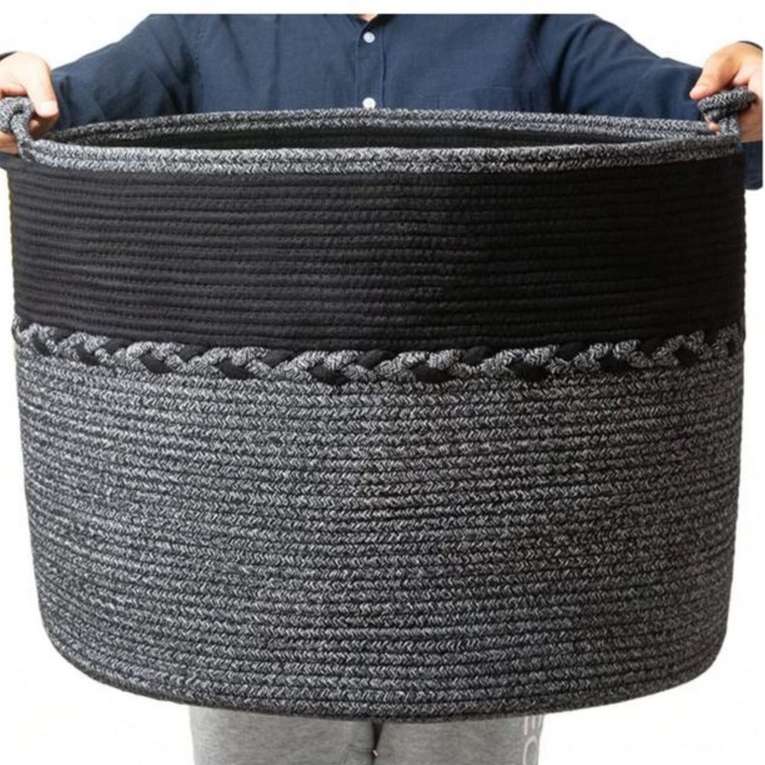 XXXL Laundry Hamper Large Rope Baskets for Storage 24 X Etsy