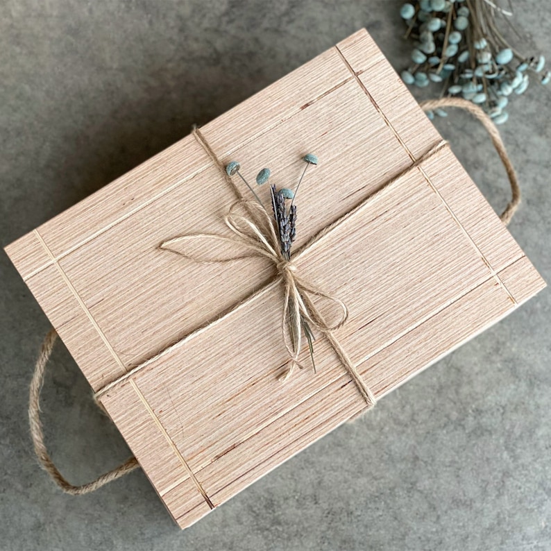 Unique Personalized Gift Box, Mother's Day Gift Box, Empty Gift Box, Keepsake Box 12x9x6 image 2
