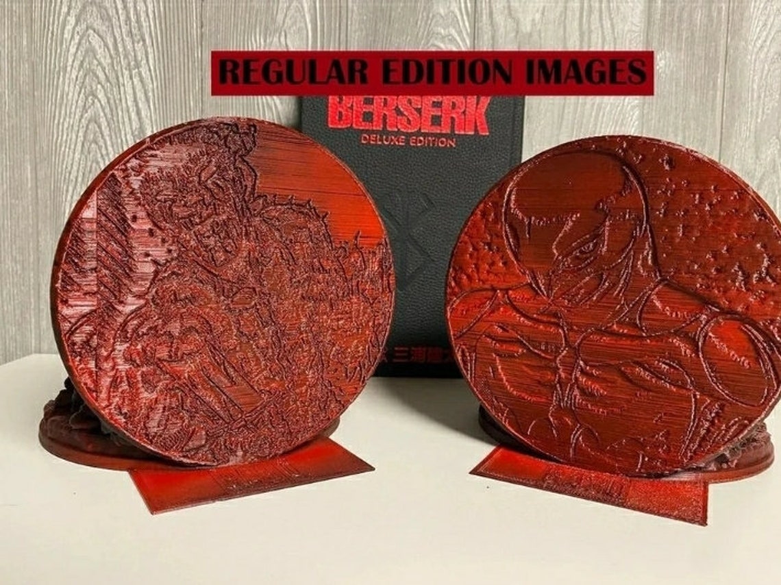 Berserk Bookends Furious Bookends Dragon Slayer Resin Ornament Etsy