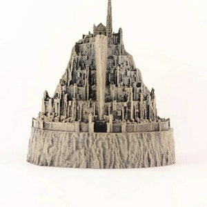 MAJESTE Escultura Senhor dos Anéis, Modelo Minas Tirith Criativa Cinzeiro  Estátua Decoração de Mesa //2