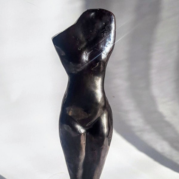 Femmes Sculpture Céramique Sculptures Torse Sculpture Moderne Fine Art Céramique Statues Effet Raku Unique Sculptures Home Decor