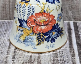 Vintage Crown Staffordshire Bell, Penang Imari Floral Fine Bone