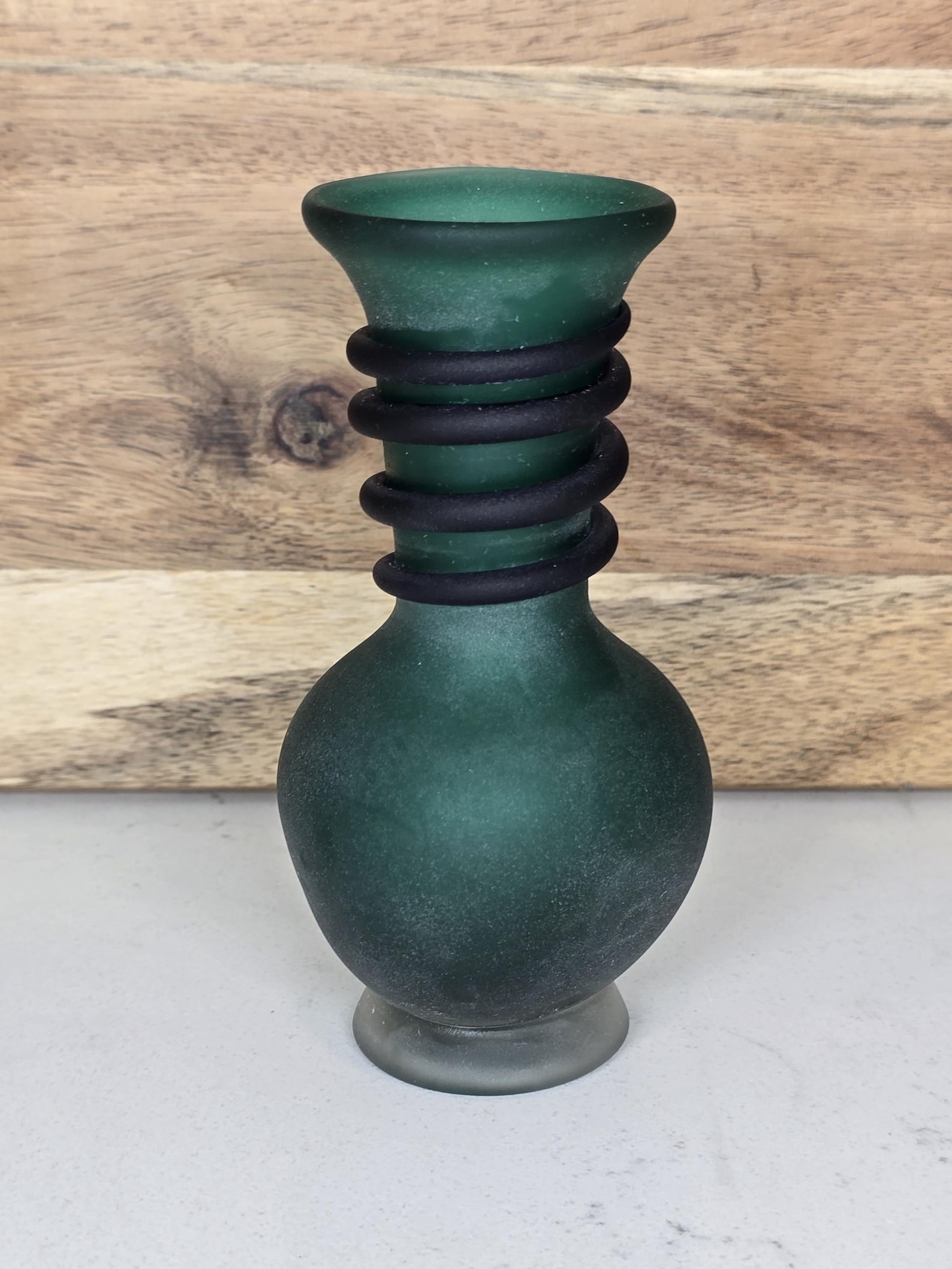 Vintage MCM Murano scavo vase Cenedese glass of the period Made in Italy 1960s