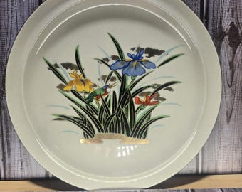 Vintage Toyo Japan Hand-Painted Decorative Plate