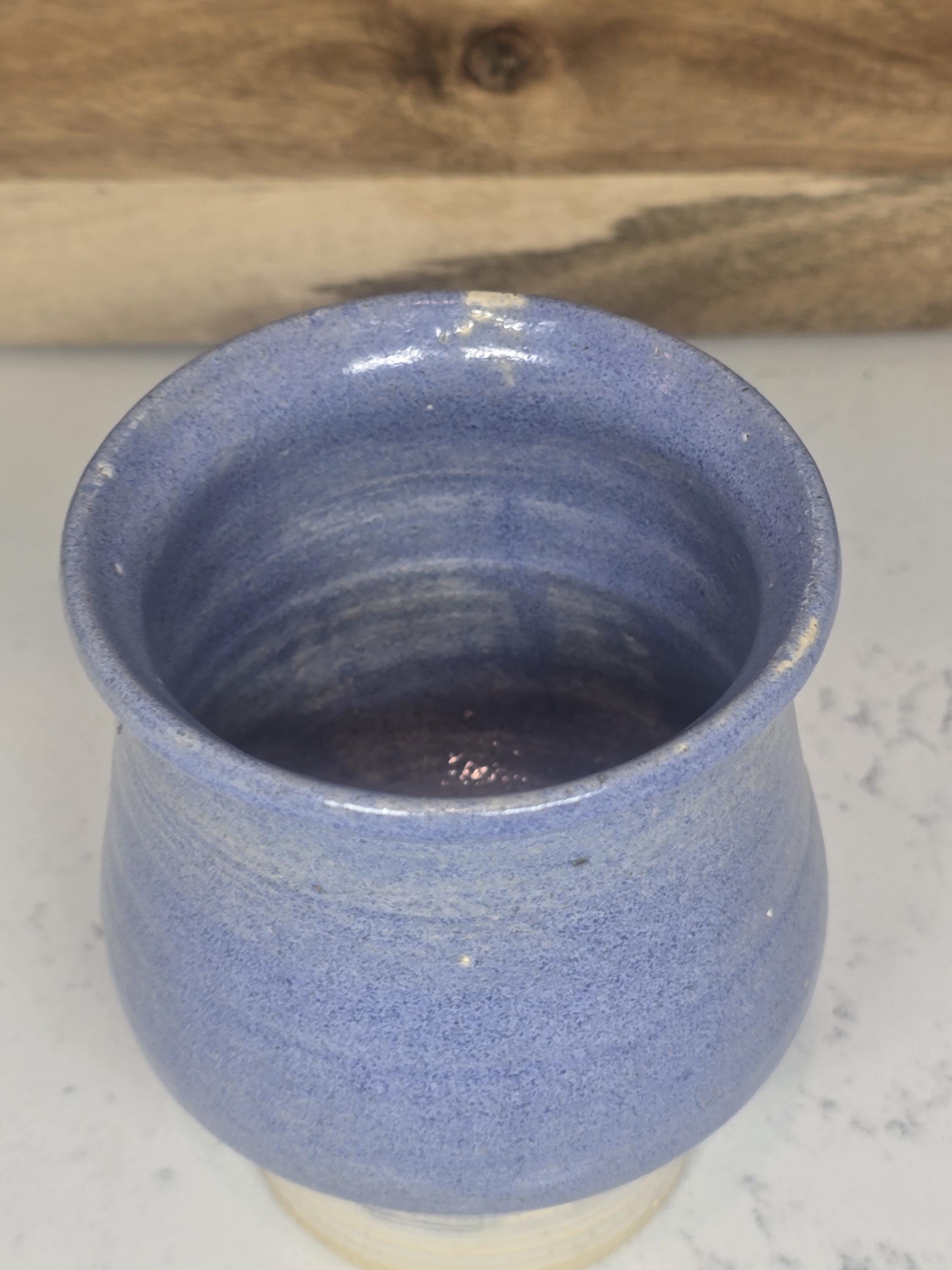 Vintage Blue Glazed Studio Art Pottery Vase - Etsy