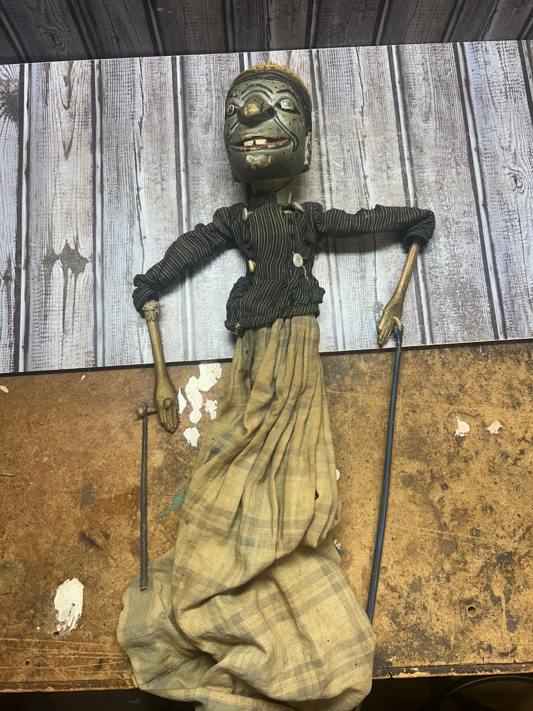 Java Puppet Wayang Golèk Wood Java, Indonesia Puppet - Etsy