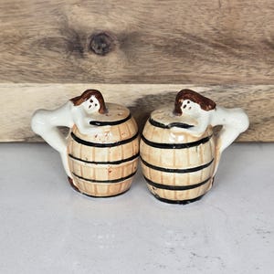 Vintage Collectible Japan 1950s Bottoms up Naked Lady and