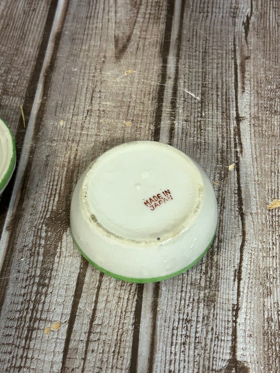 Vintage Porcelain Japanese Trinket Box Hand Paint… - image 7