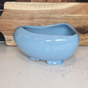 Vintage Robin's Egg Blue Frankoma Pottery #234 Bowl/planter - Etsy