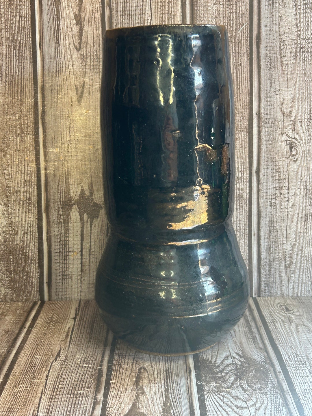 Vintage Signed Studio Art Pottery Vase - Etsy