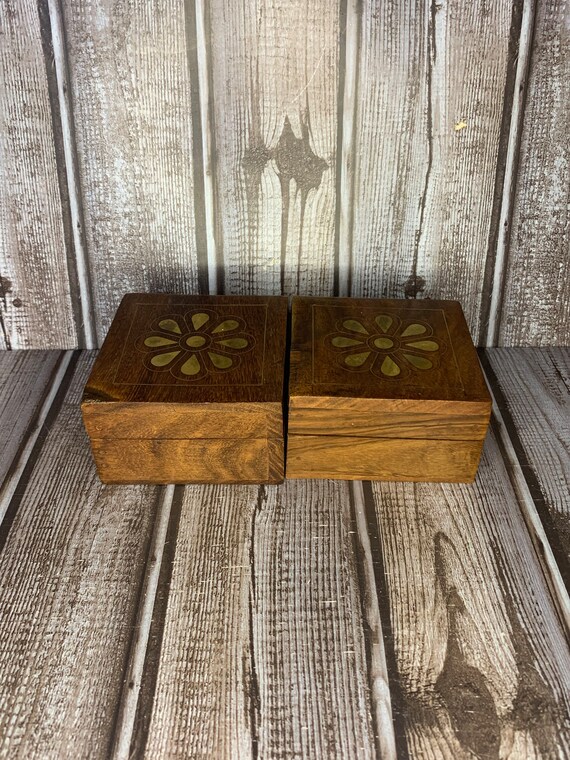 Brass wood inlay sun Gem