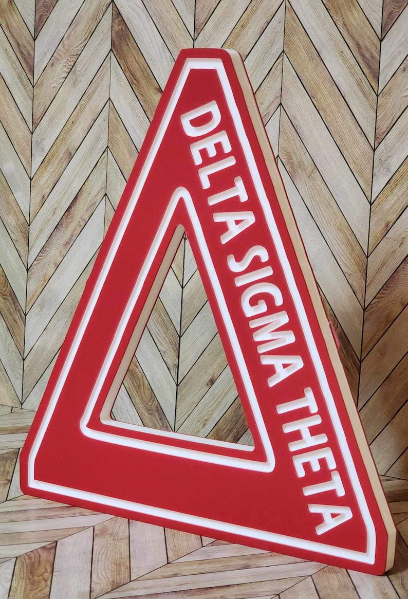 Delta Sigma, Delta, Sorority, Greek Sign - Etsy