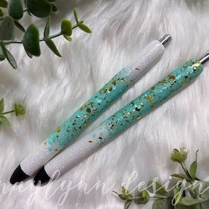 Mint To Be Glitter Pens | Glitter Pens | InkJoy Glitter Pen | Personalized Glitter Pen | NayLynn Designs