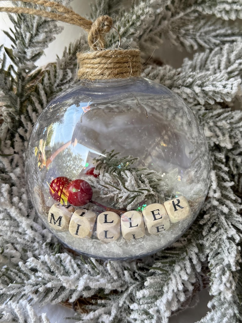 Christmas Ornament, Personalized Ornament, Name Ornament, Custom ...