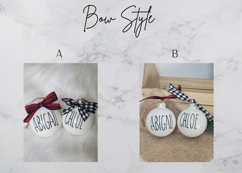 Rae Dunn Inspired Ornament Christmas Ornament Farmhouse Etsy