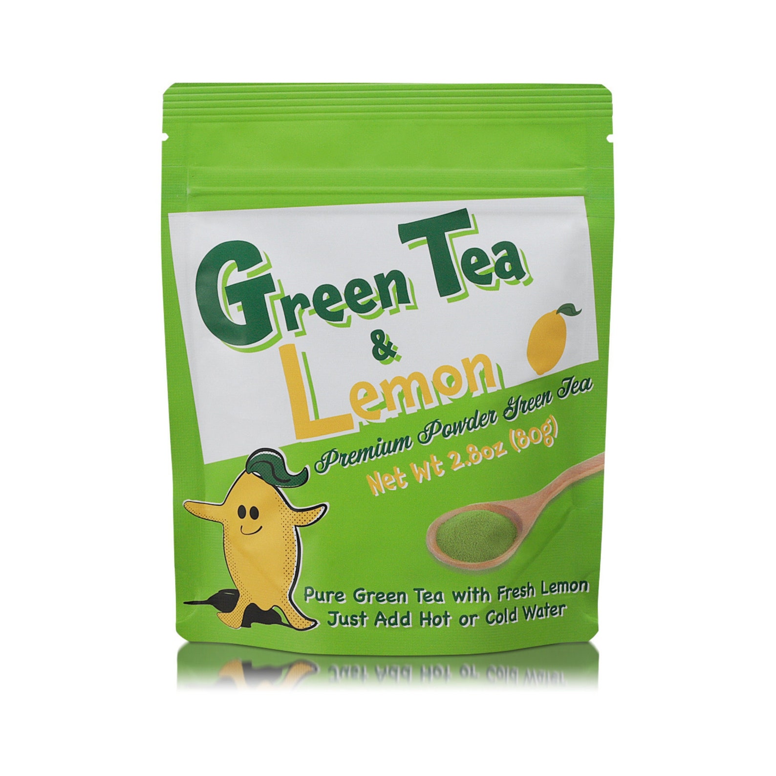 Japanese Green Tea Powder With Lemon Tea Herbal Tea Rich in Vitamins C