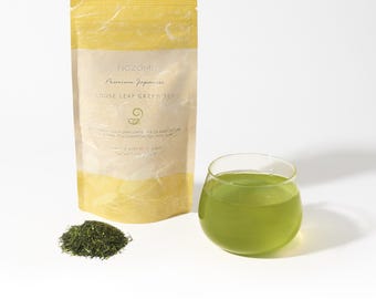 Nozomi Kabusecha Green Tea - Shade-Grown Japanese Loose Leaf Tea, Smooth Umami Covered Green Tea, Gift for Tea Lovers (3.5oz / 100g)