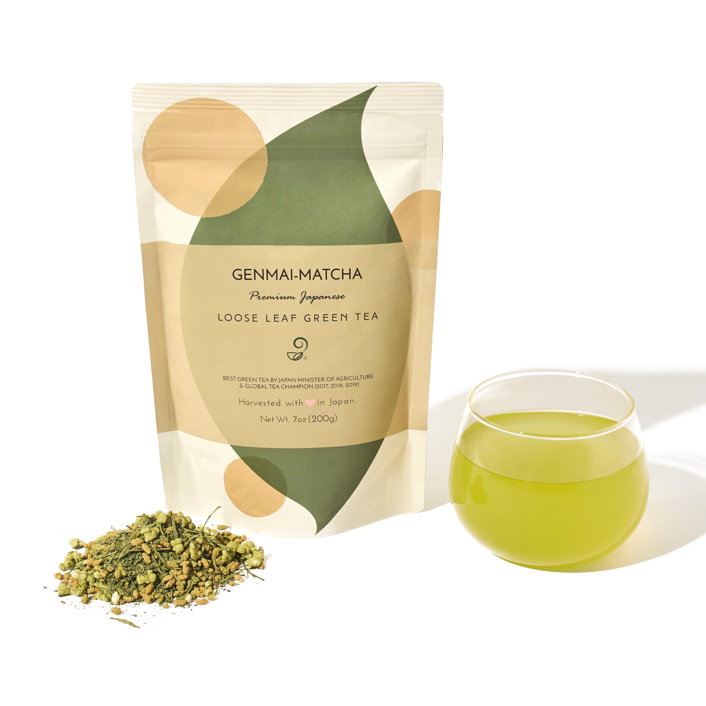 Genmai Matcha: Japanese Green Tea With Roasted Brown Rice (7.0oz