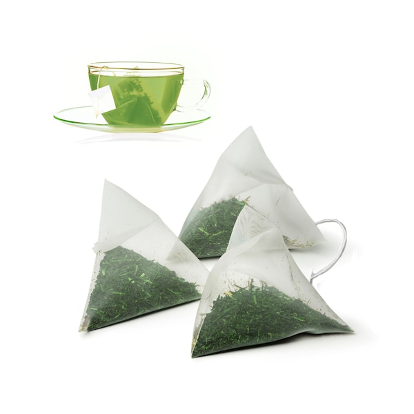 Gokuzyo Aracha Japanese Green Tea Pyramid Teabags – Highest-Grade Japanese Crude Tea – Deep Steamed Sencha Tea – Intense Aroma and Taste