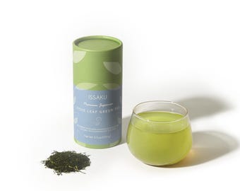 Issaku Fukamushi Sencha - Deep Steamed Japanese Green Tea, Premium Loose Leaf Sencha, Umami Rich Everyday Green Tea (3.5oz / 100g)