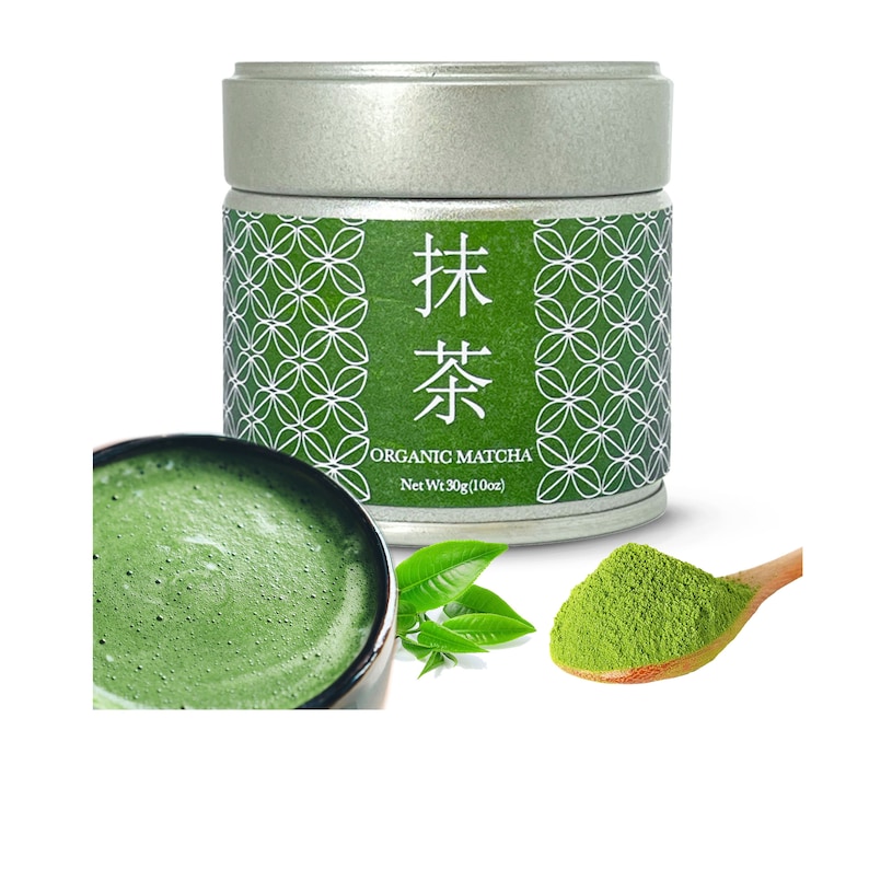Kagoshima Tea Organic Matcha Green Tea Powder – 30g Ceremonial Grade Matcha – Premium Organic Matcha with Natural Sweetness and Grassy Taste – Easy Brewing Matcha