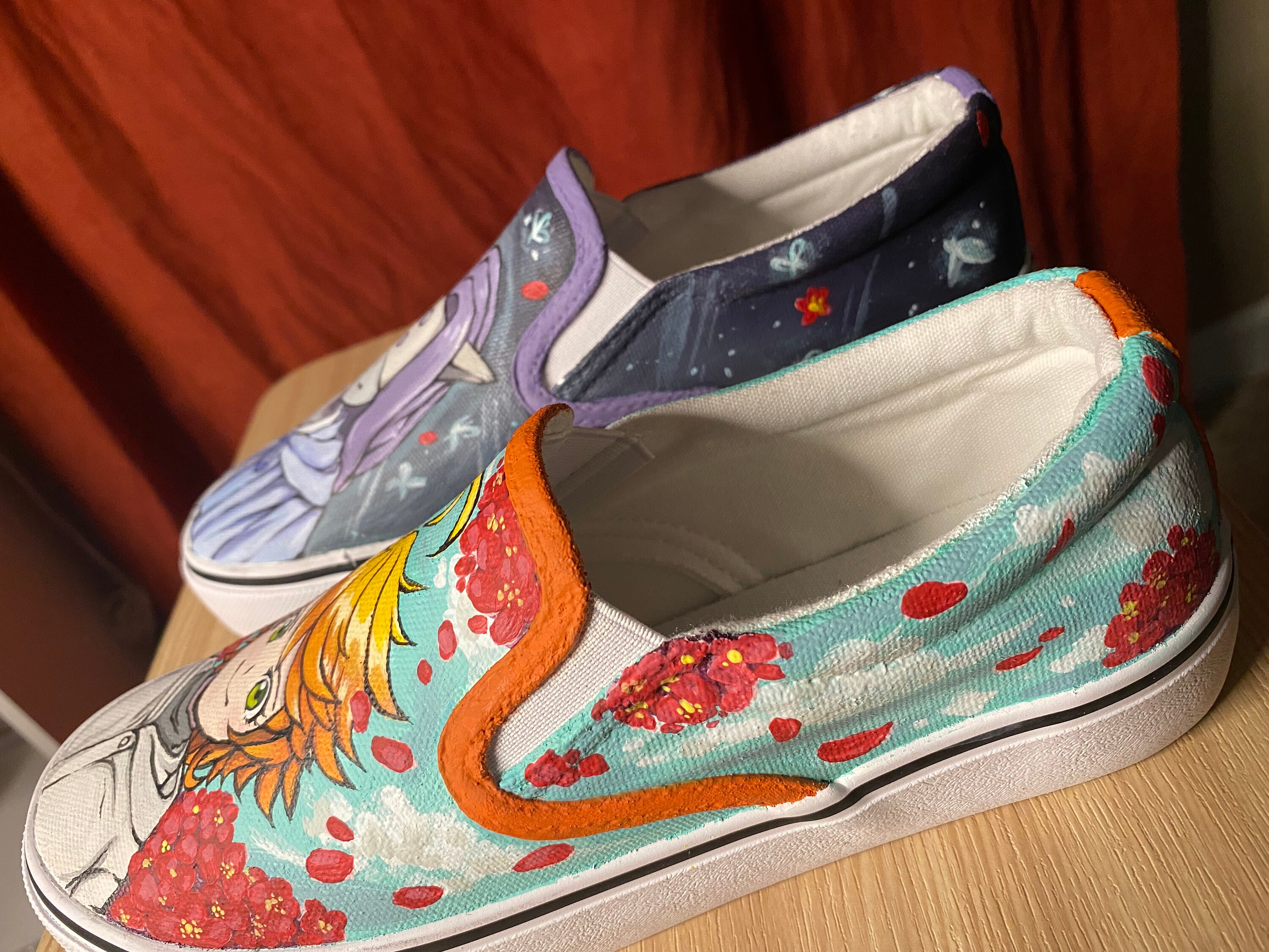 Custom Itachi Jordan 12s Hand Painted Anime Art Shoes -  Ireland