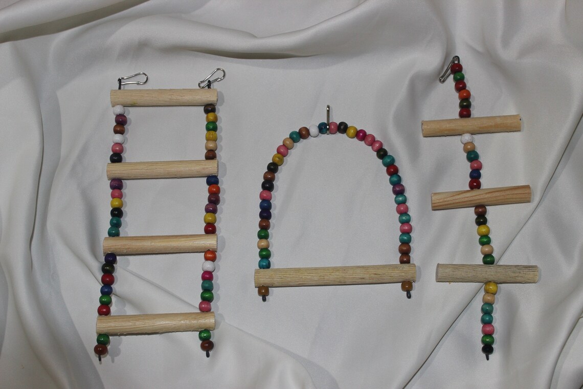 Bird Toys Bird Swing Naturel Bird Toy Handmade Bird Toys Etsy