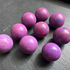 Marbles | Marbles | Balls | Without a hole | Decoration | Crafts | Marbled | 14-16 mm | 70s/80s | Vintage | Balls | Marble run |