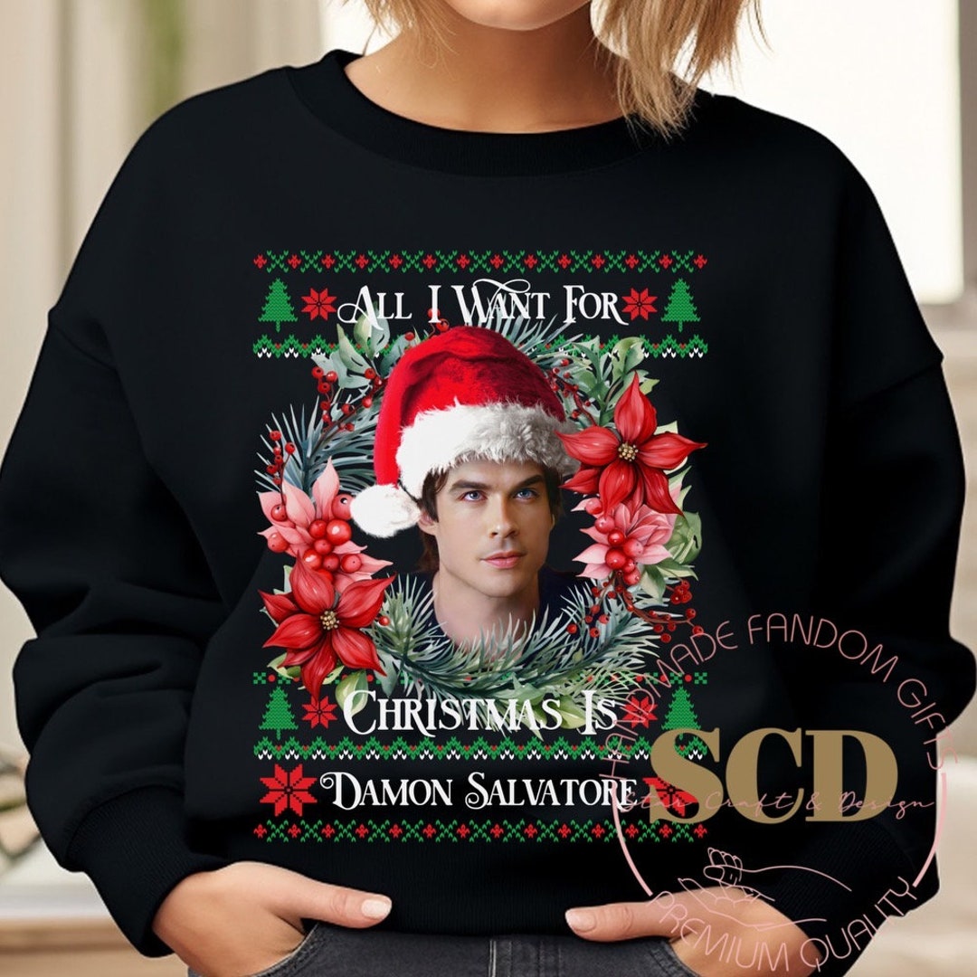 Stefan Salvatore Team Damon Pulli All I Want For Christmas Is
