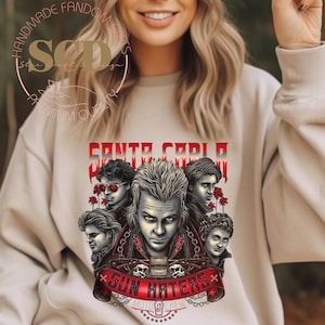 The Lost Boys Sweatshirt, Lost Boys Vampire Movie Sweatshirt, Vampire Sweatshirt, Horror Movie Sweatshirt, Santa Carla Sweatshirt