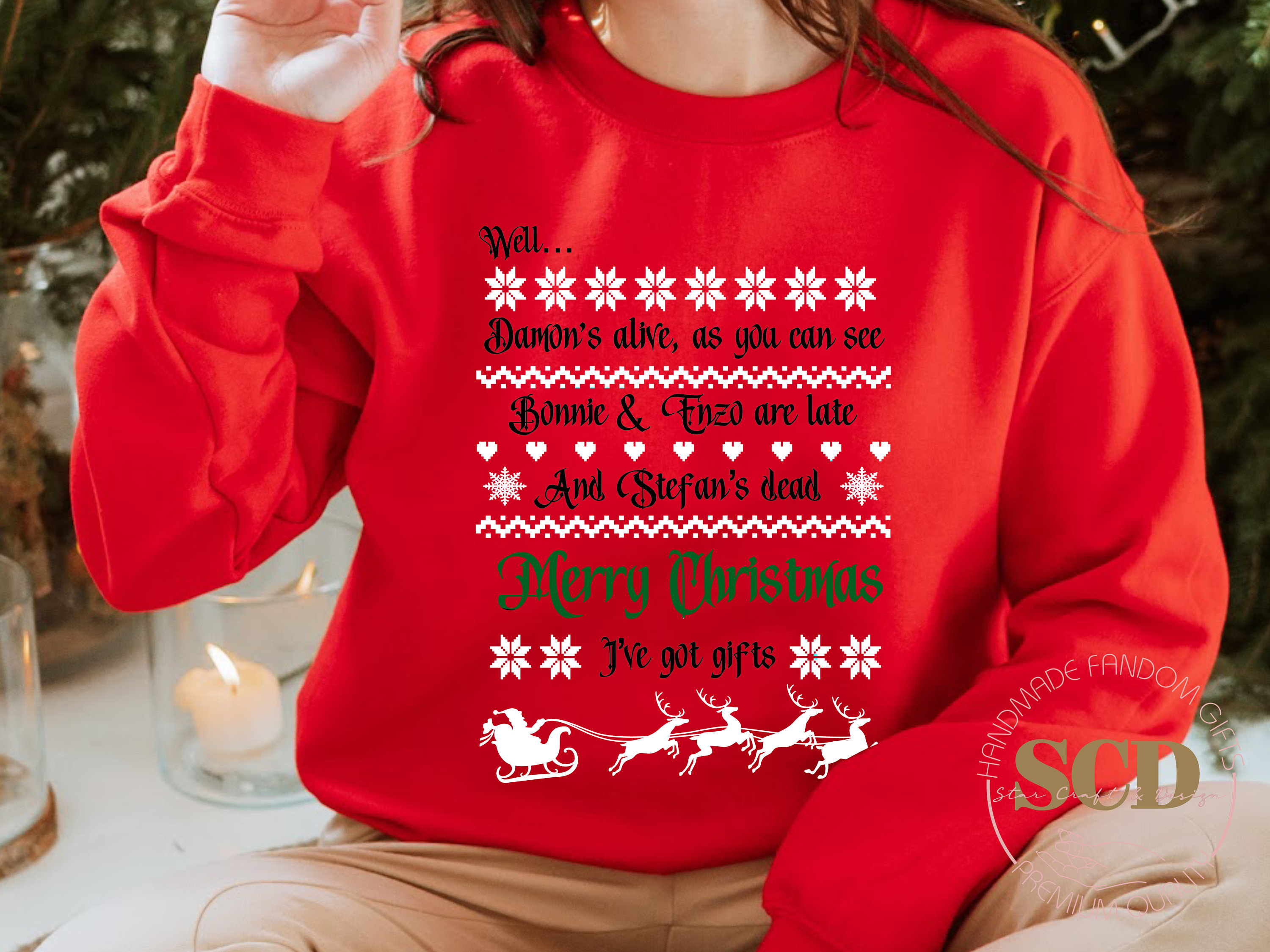 Buffy the vampire shop slayer christmas sweater