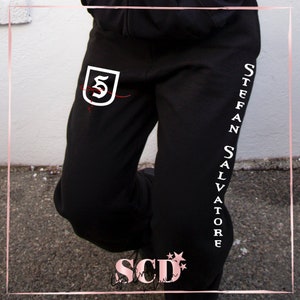 Stefan Salvatore Inspired Joggers, Joggers, The Vampire Diearies Joggers, Hello Brother, Team Stefan, Stefan Salvatore Jogger, TVD, Unisex.
