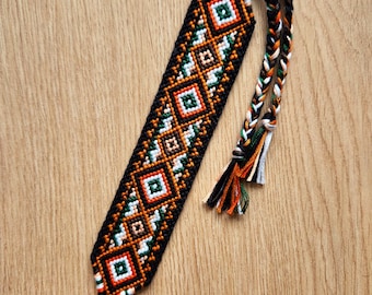 Boho Bracelet Handmade Woven Friendship Bracelet Handcrafted Bohemian Style Handband Jewelry