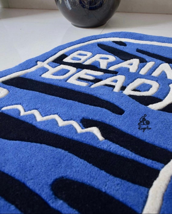 BRAIN DEAD RUG/ Home Decor/ Handtufted/ Christmas Day Gift/ Gift
