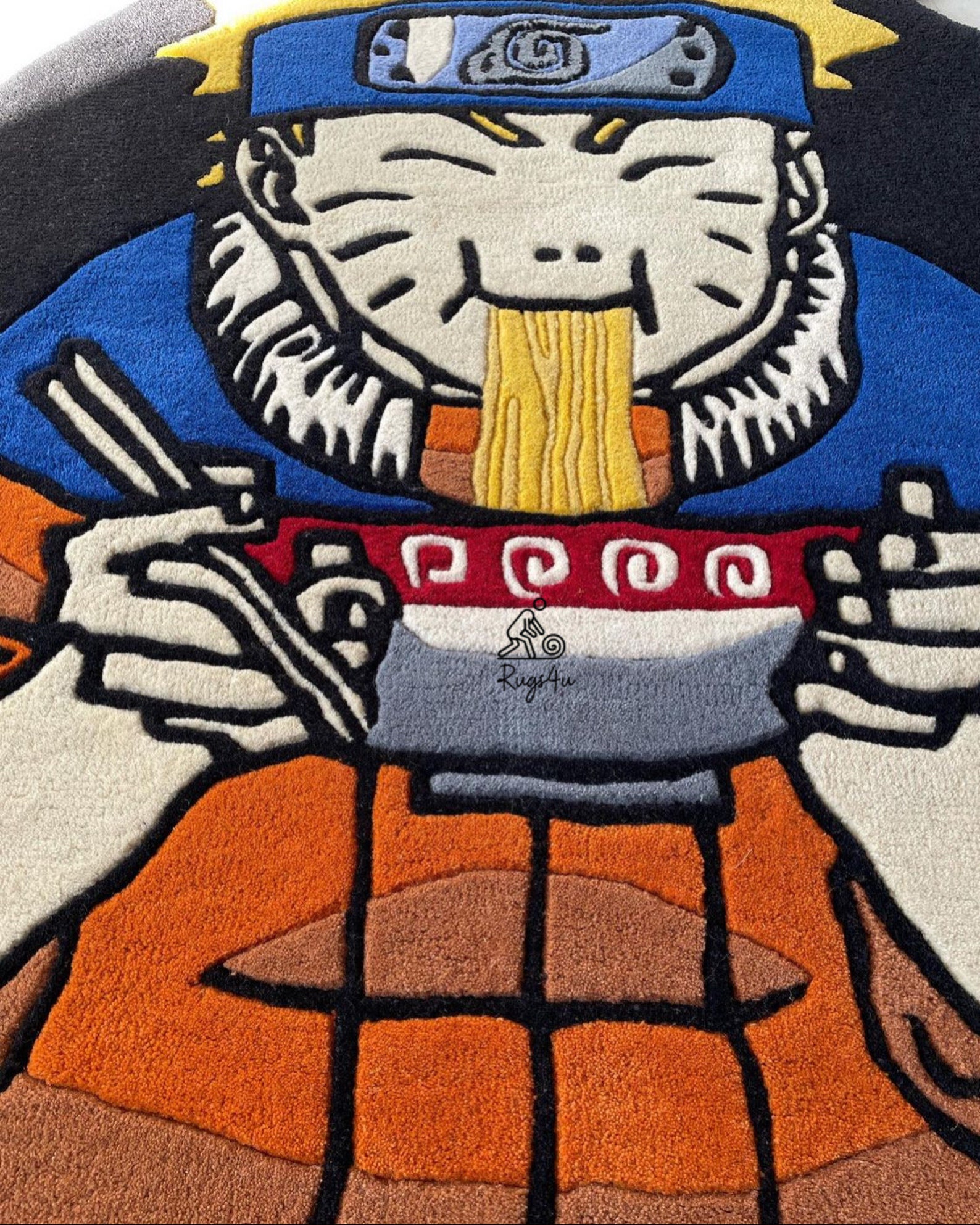CUSTOM CARTOON RAMEN Rug / Fathers Day Gift / Rugs for Kids / Hypebeast ...
