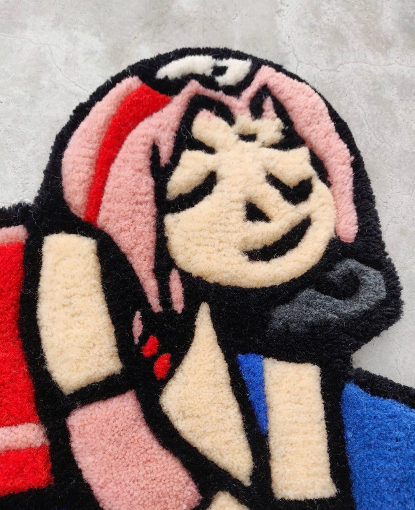 SASUKE CARTOON RUG , Animation Cartoon Carpet , Father’s Day Gift, Rugs ...