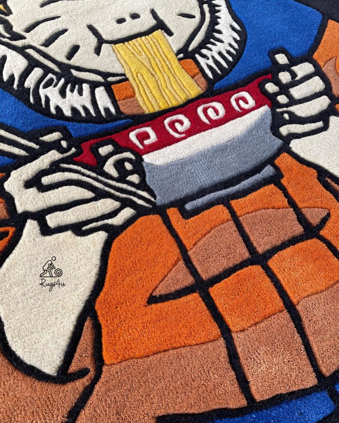 CUSTOM CARTOON RAMEN Rug / Fathers Day Gift / Rugs for Kids / Hypebeast ...